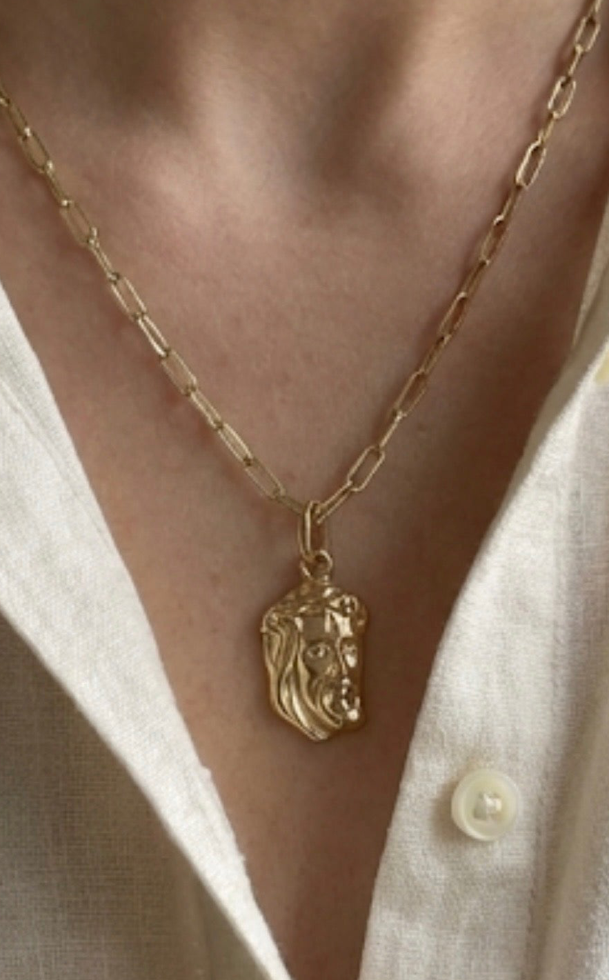 Jesus Paperclip Necklace NL188