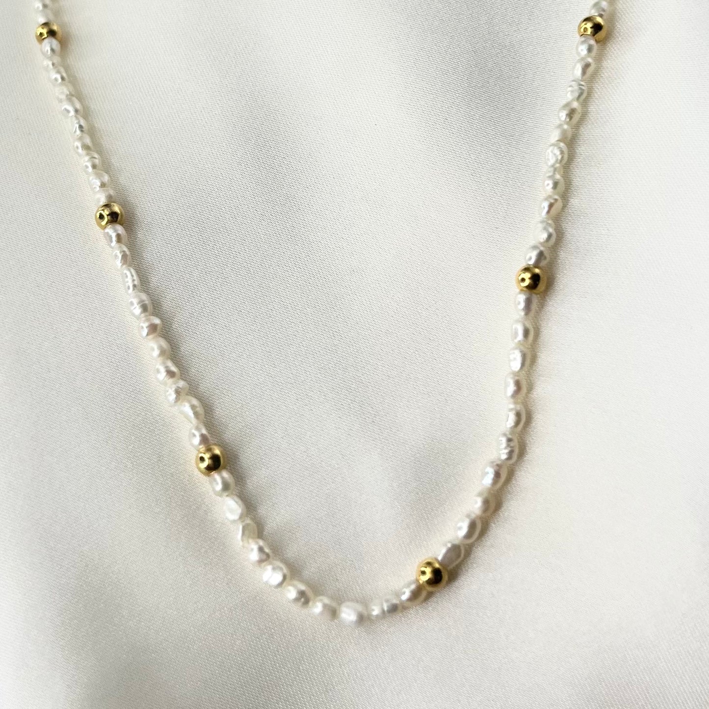 Rice Pearls Choker NL053