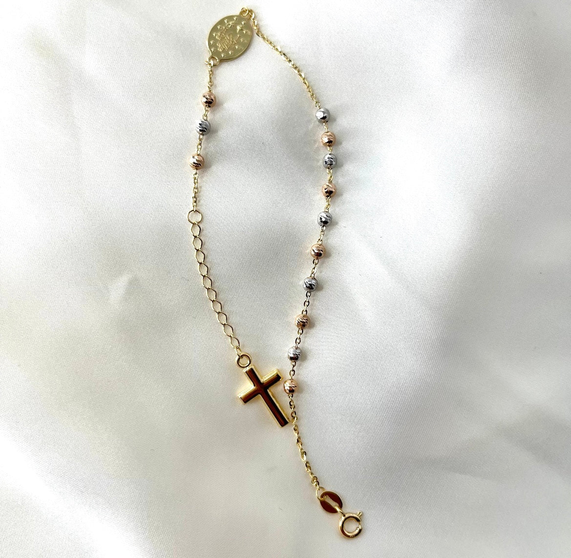 Rosary Bracelet Trị-color BR023