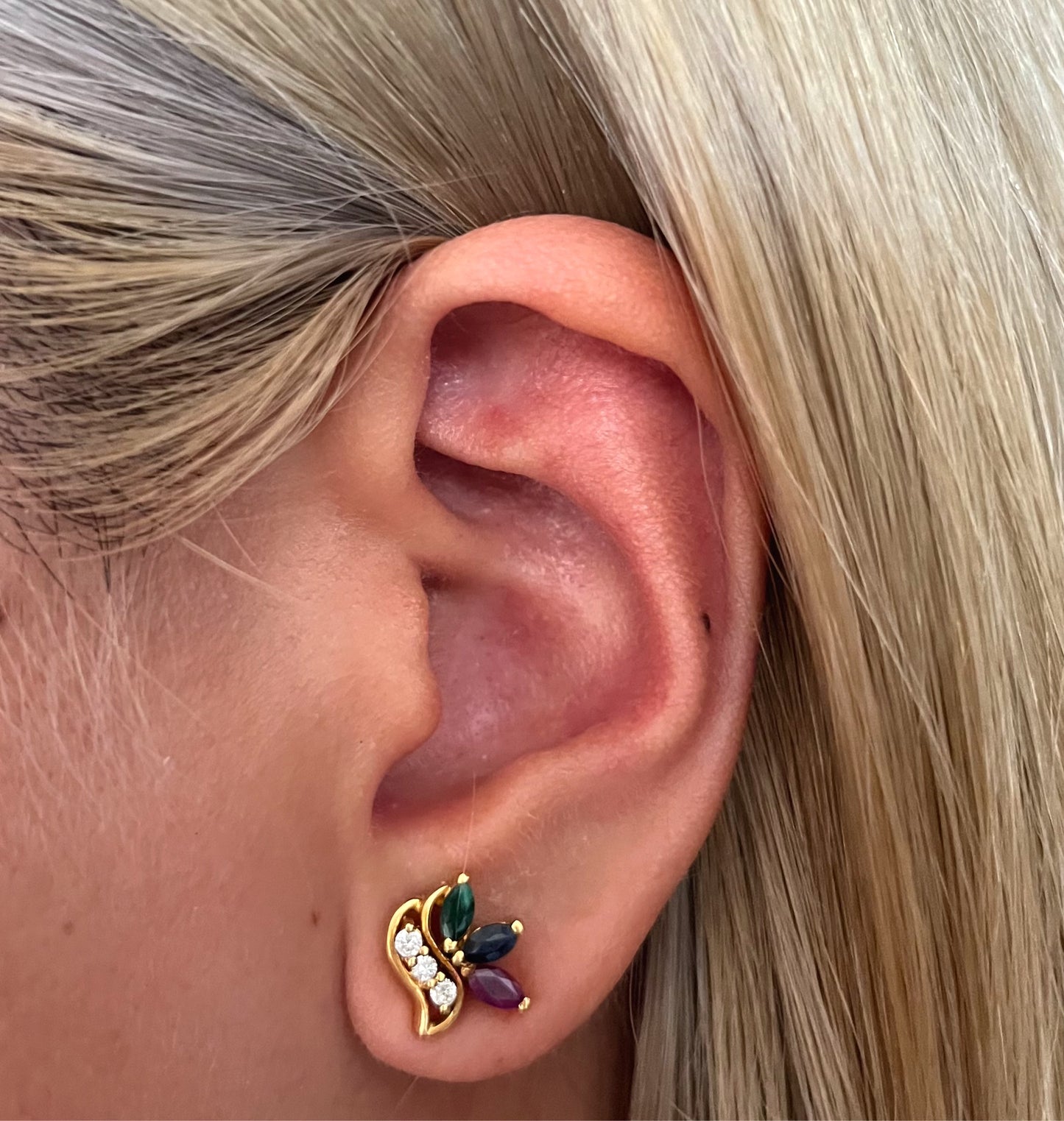 Multiple birthstone earrings Clearance