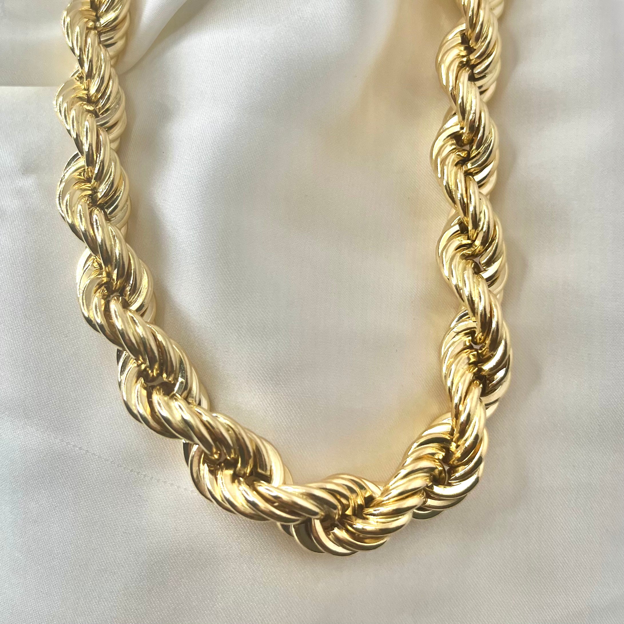 Large Rope Chain Oversized Rope Chain NL044 – Brilliant Jewelry