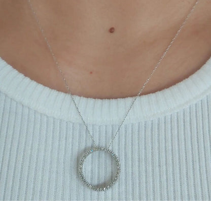 Round Diamond Pendant NL037