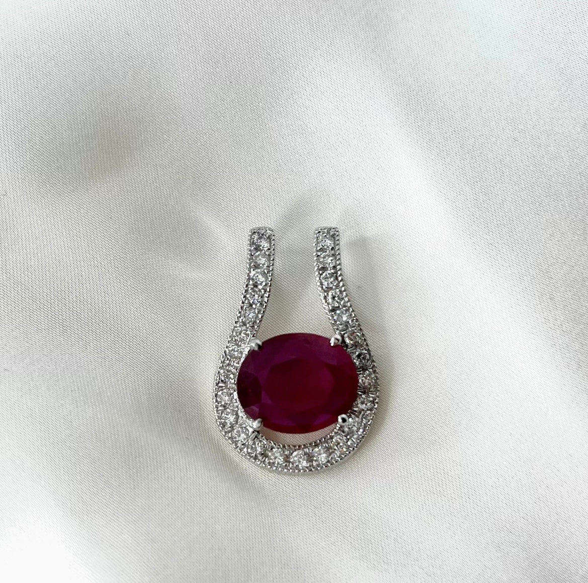 Ruby Pendant PD014