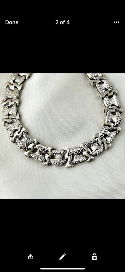 Italy Bracelet White Gold BR032