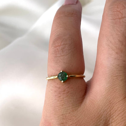 Emerald Natural Birthstone Ring RG014