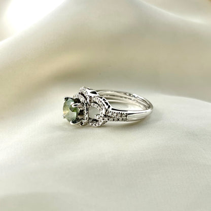 Fancy Green Diamond Ring RG049