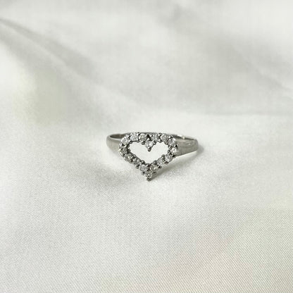 Heart Shaped Diamond Ring RG-032