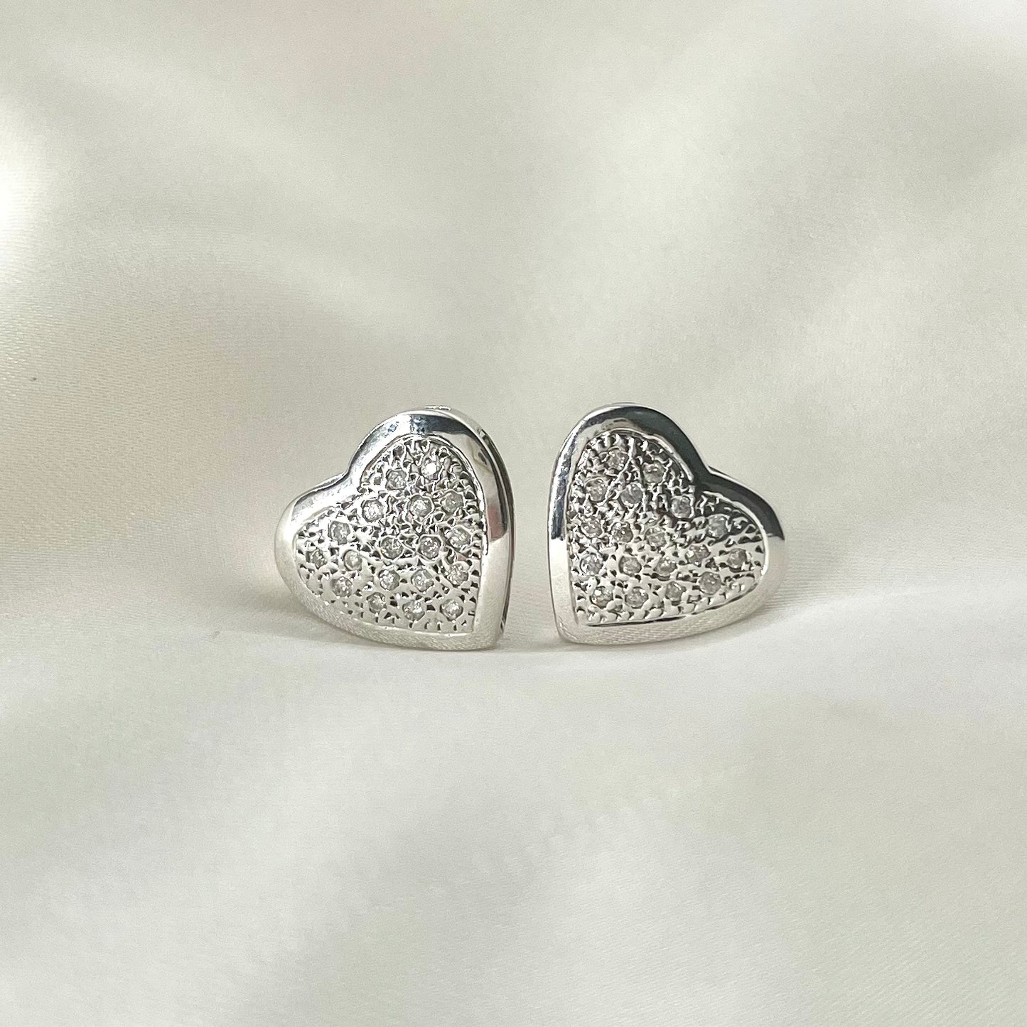 Heart Diamond Earrings ER063