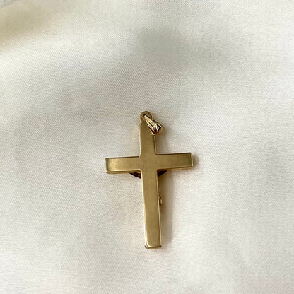 Two-Tone Cross Pendant PD028