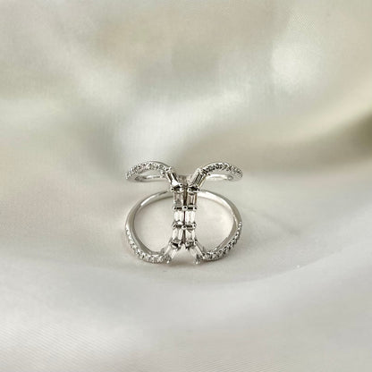 HK Pave Baguette Ring RG046