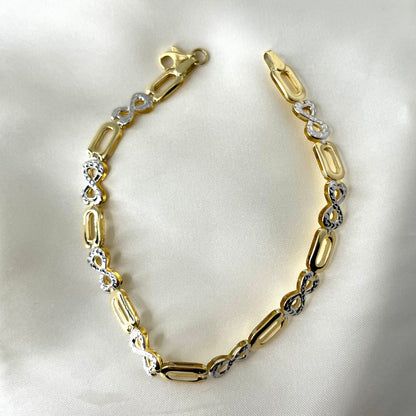 Eternity Bracelet Two-tone BR025