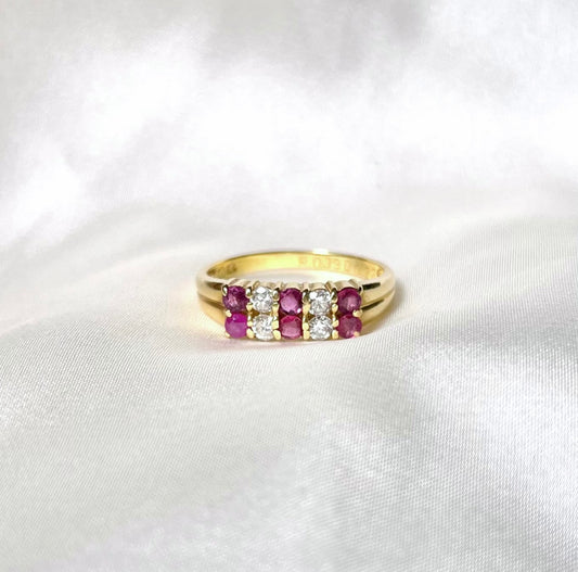 Japan Ruby Diamond Ring RG038