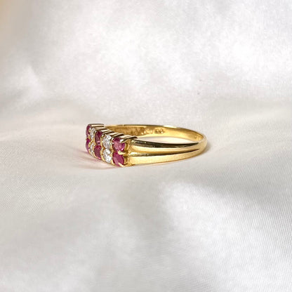 Japan Ruby Diamond Ring RG038