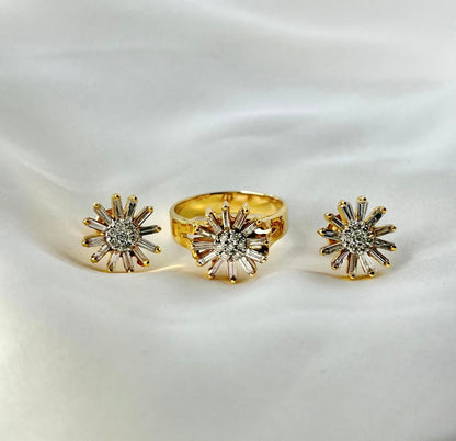 Sun Flower Baguette Set ST004