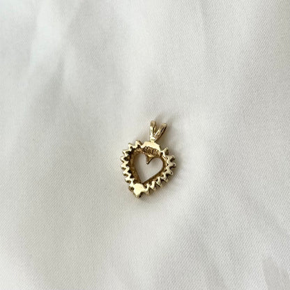 Small Heart Diamond Pendant PD022