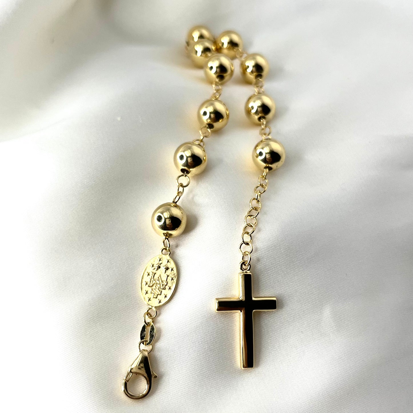 Rosary Bracelet Yellow Gold BR021