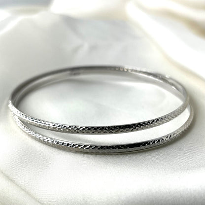 Bangles White Gold BR007