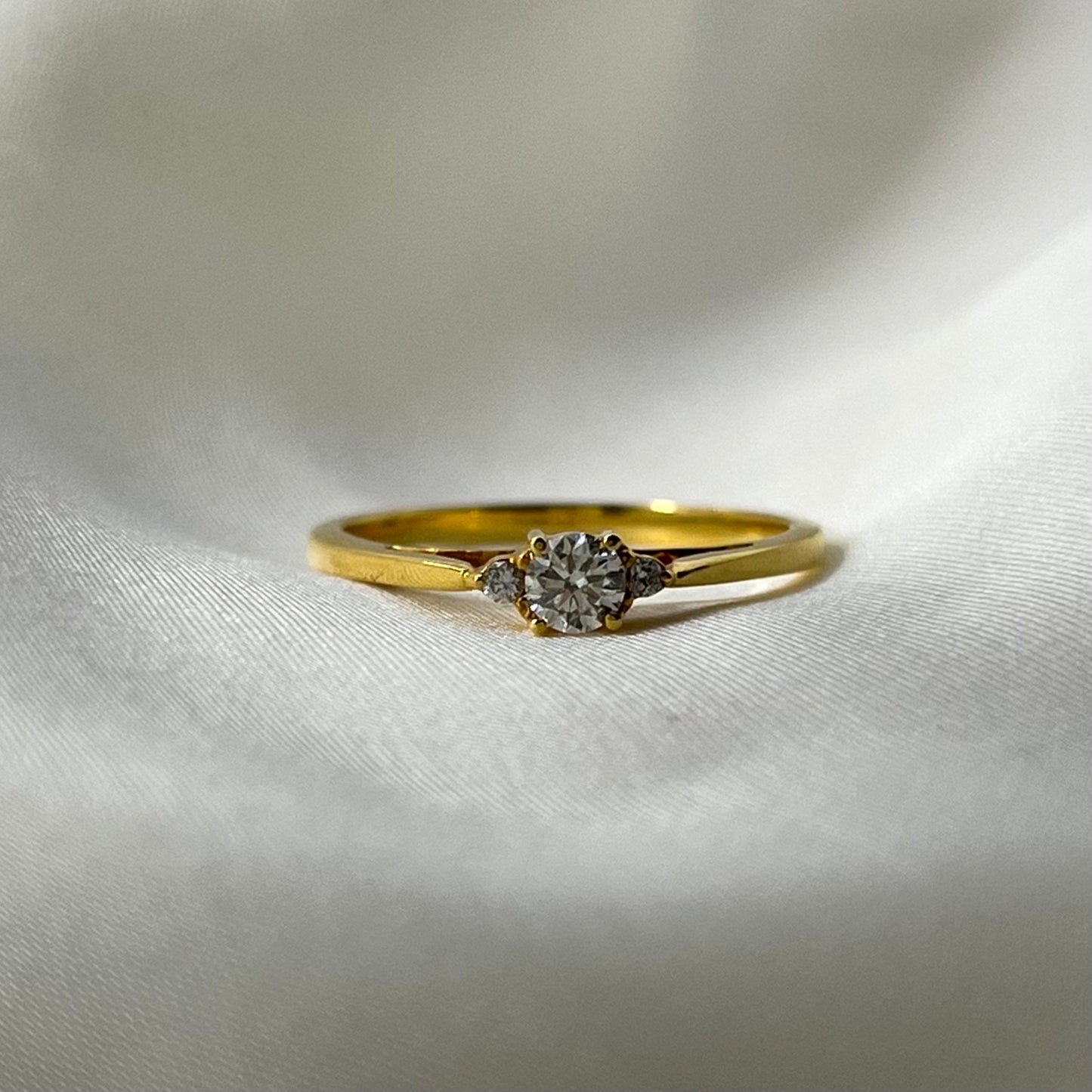 Yellow Gold Solitaire Engagement Ring EG-005