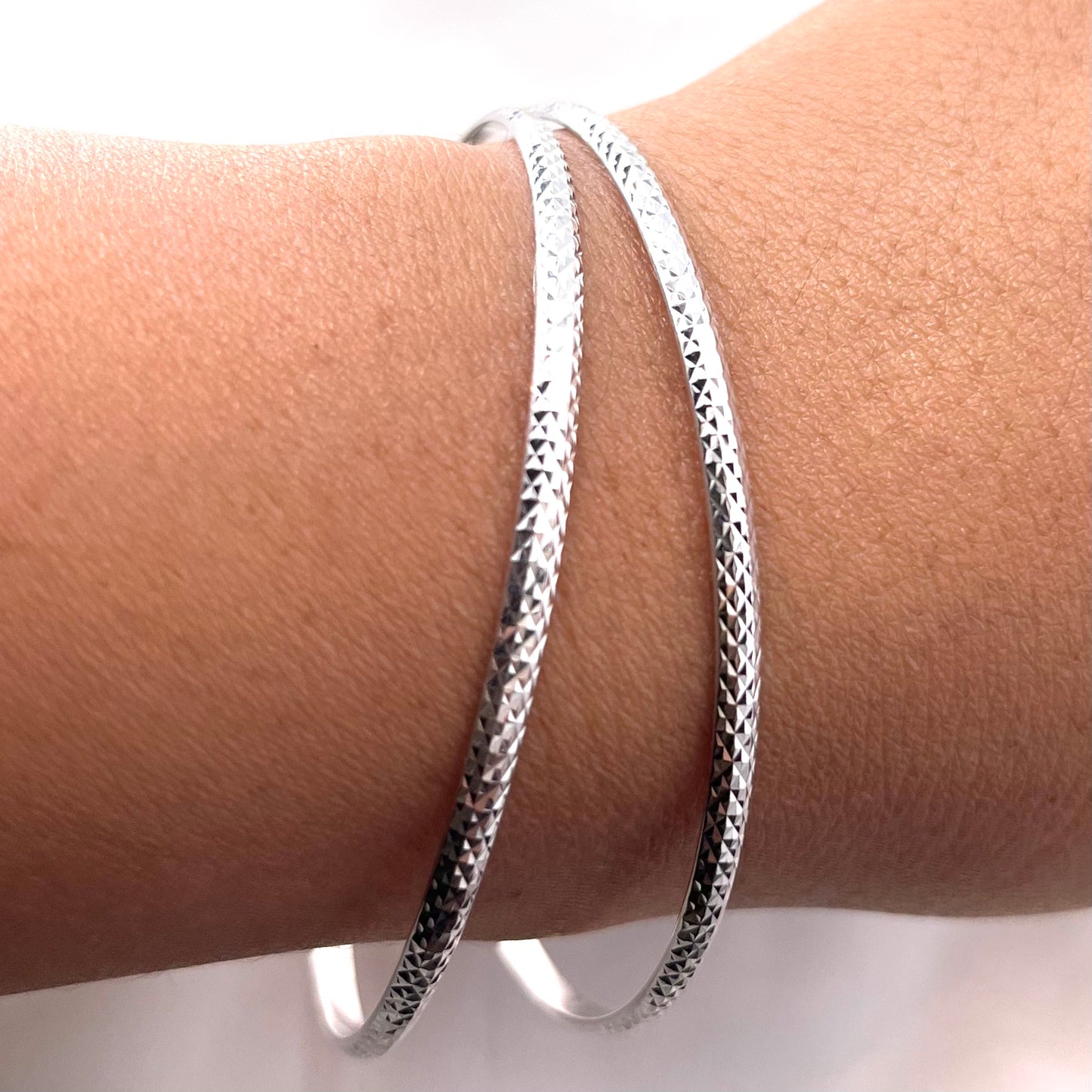 Bangles White Gold BR007